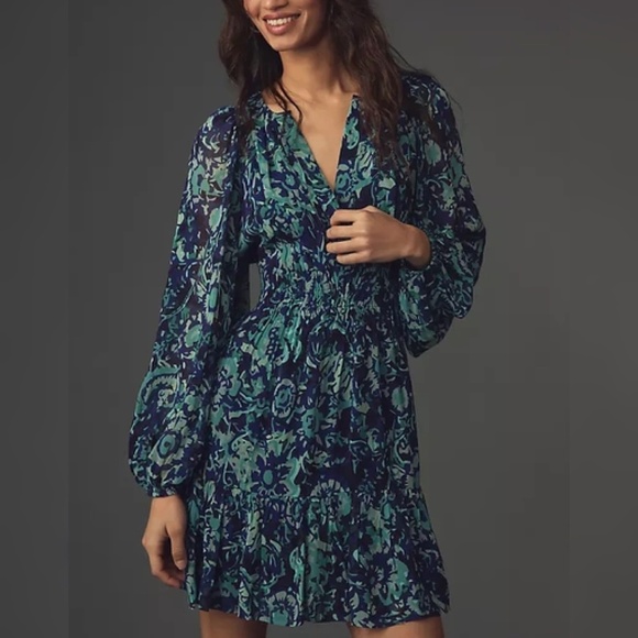 Anthropologie Somerset Mini Dress: Long-Sleeve Edition - Picture 1 of 8